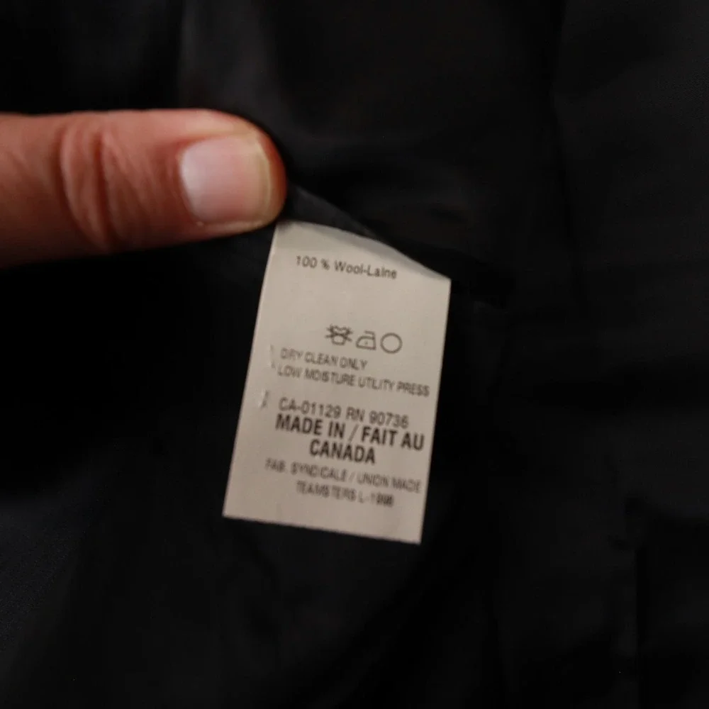 Chaps Ralph Lauren Vintage Men's 40R Navy Blue Herringbone Blazer Heritage‎ 90s